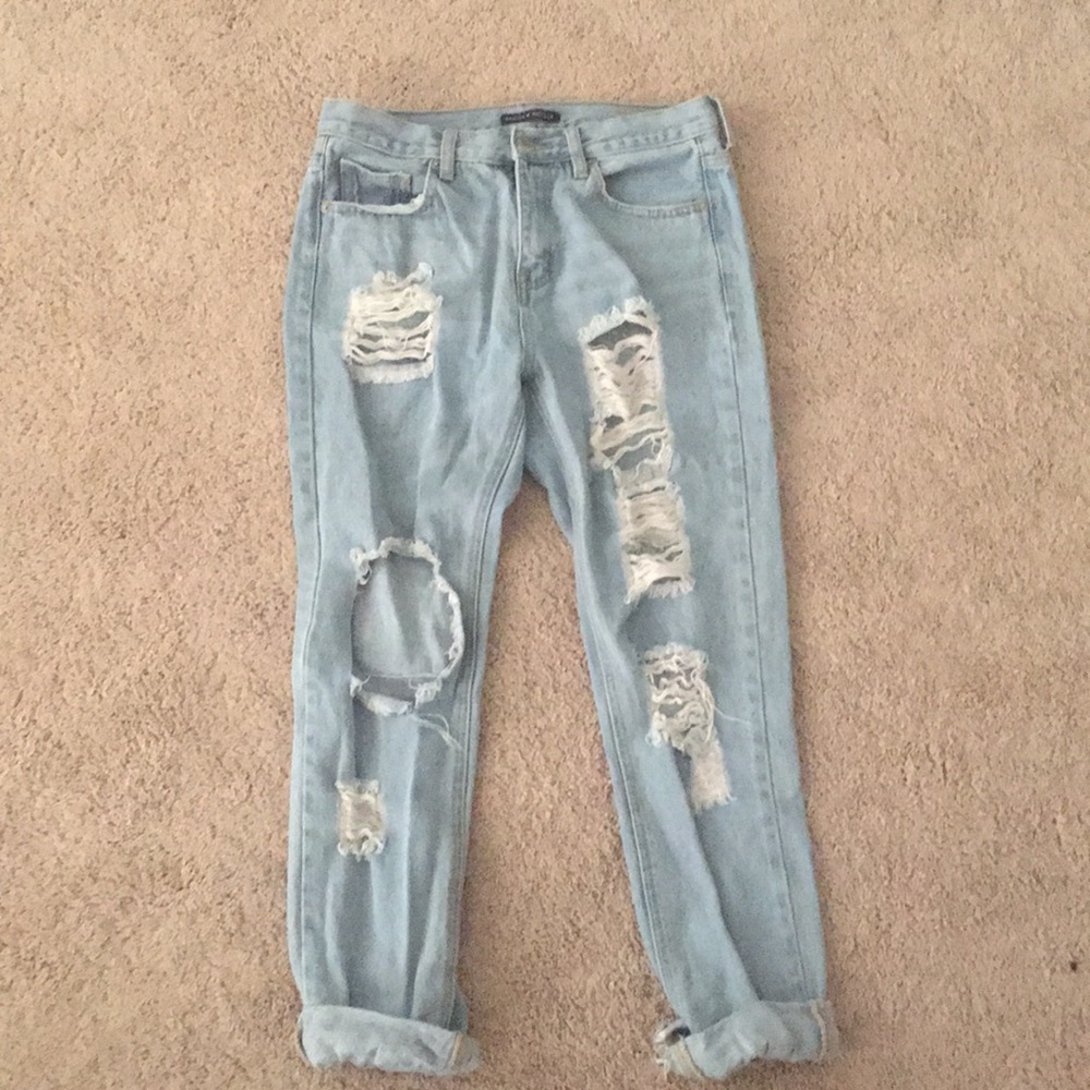 Brandy Melville Ripped Mom Jeans